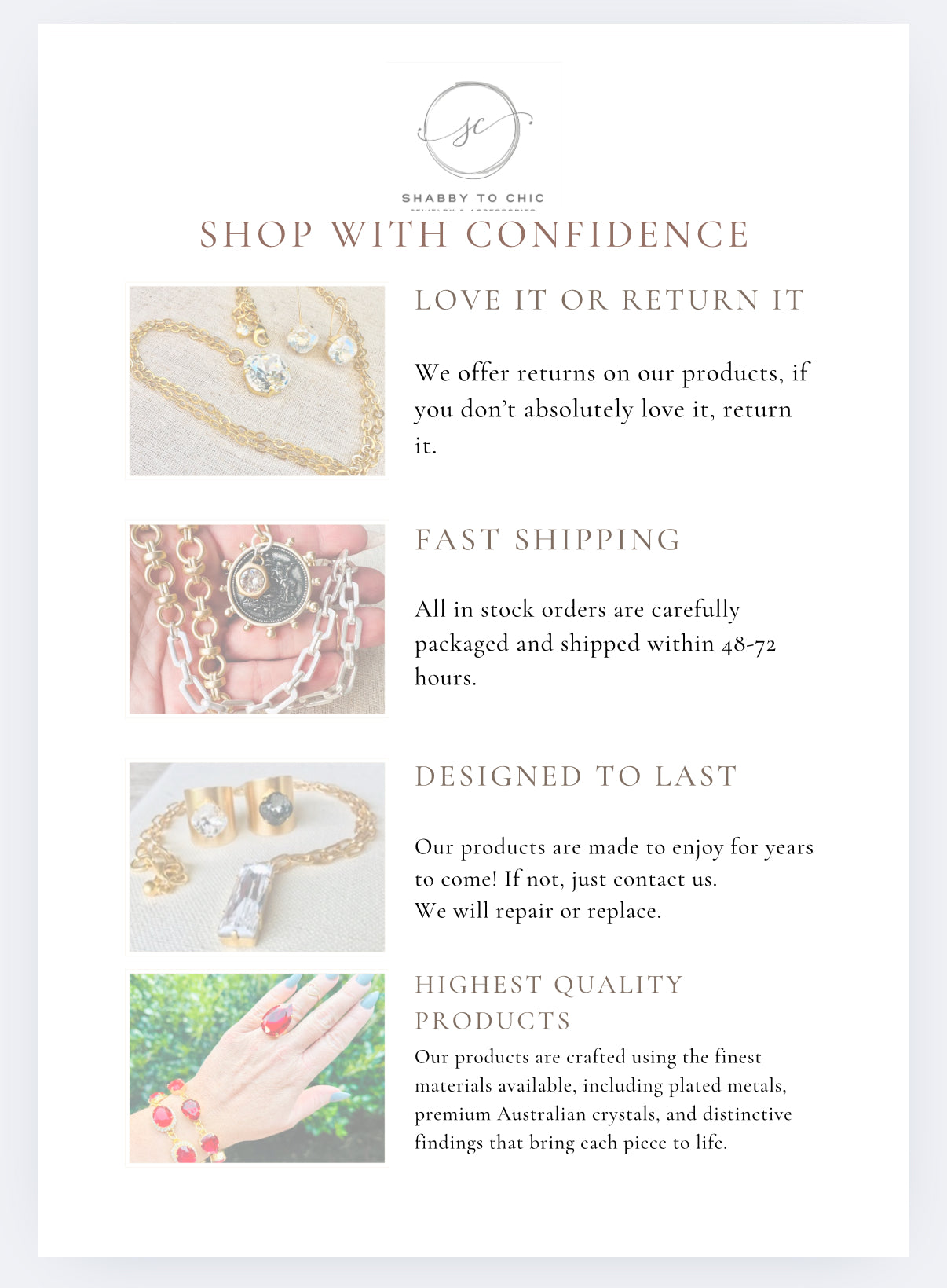 Riley Triangle Crystal Necklace - Shabby To Chic Jewelry