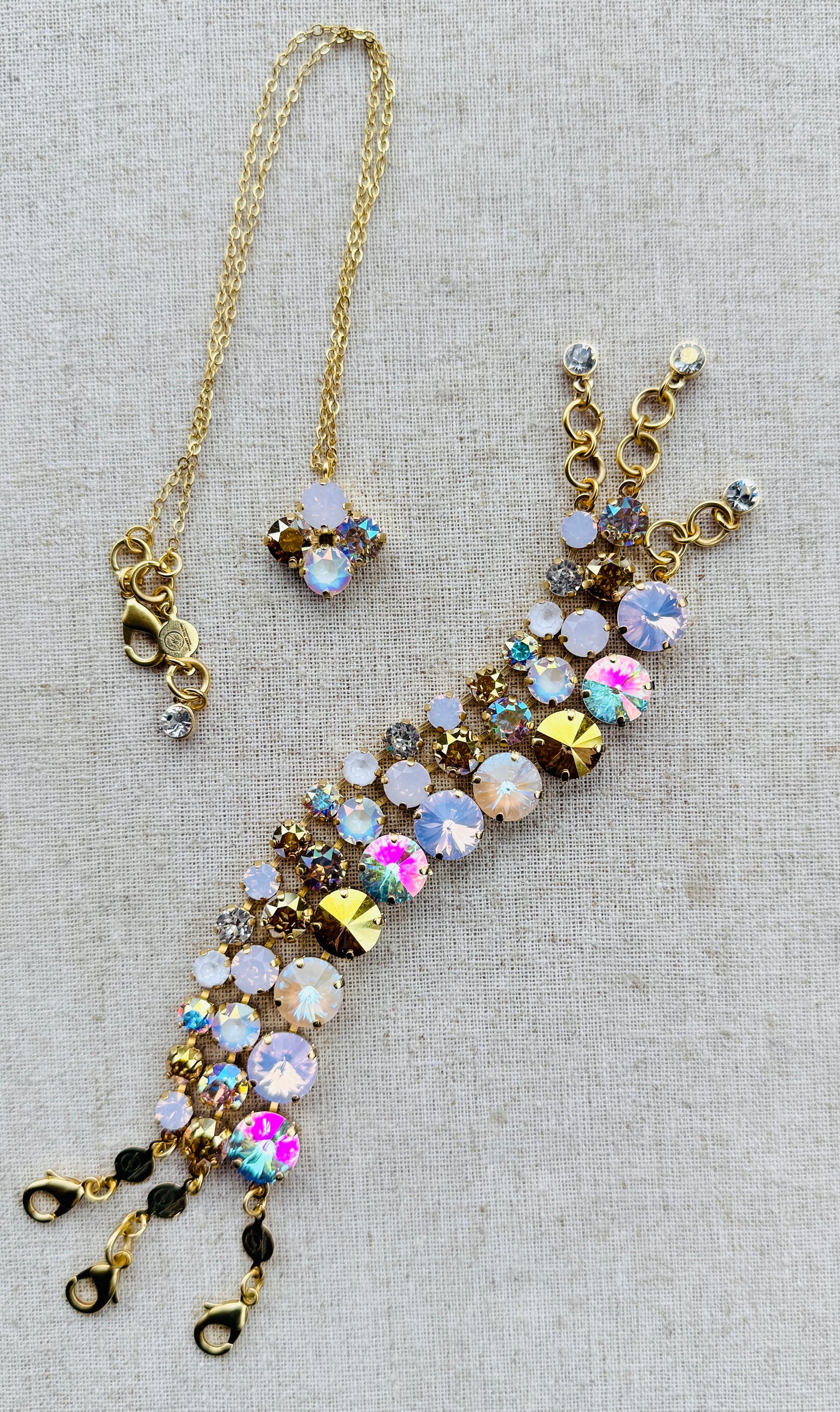 Carmen Australian Crystal Tennis Bracelet - Shabby To Chic Jewelry