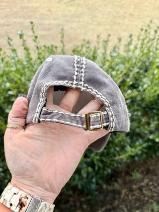 Jessie Crystal Embellished Fashion Baseball Hat - Shabby To Chic Jewelry