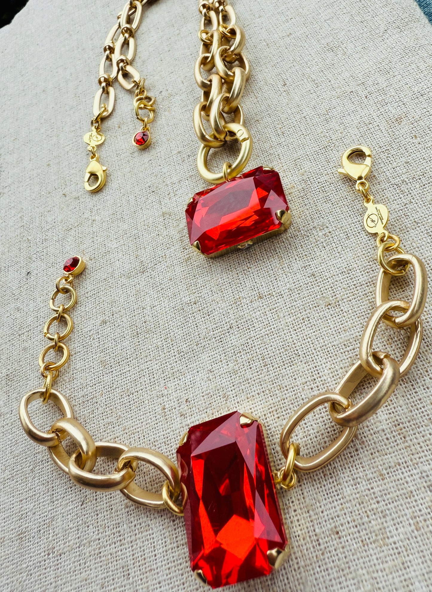 Scarlett Necklace and Bracelet - Shabby To Chic Jewelry