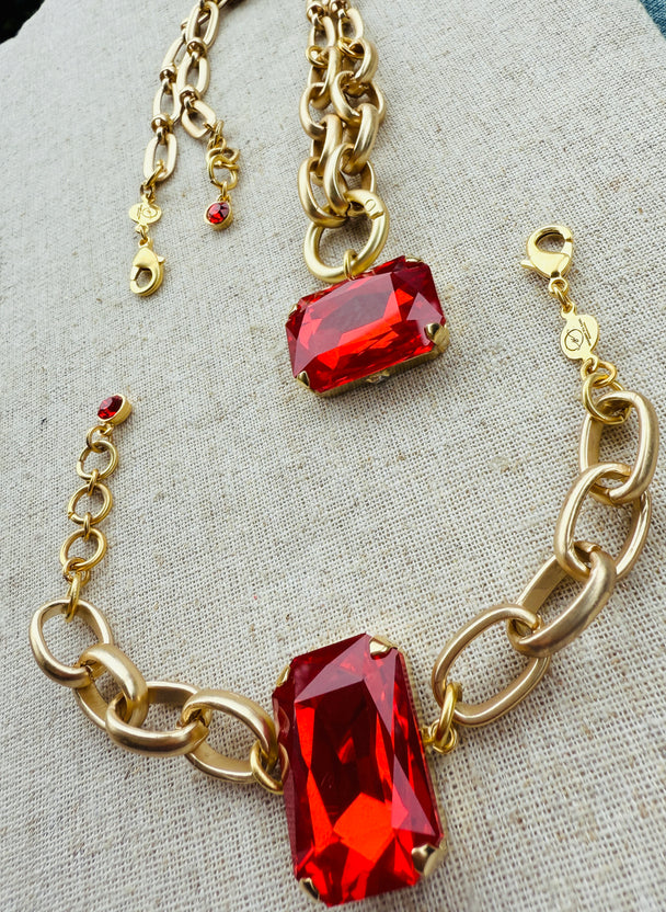 Scarlett Necklace and Bracelet - Shabby To Chic Jewelry