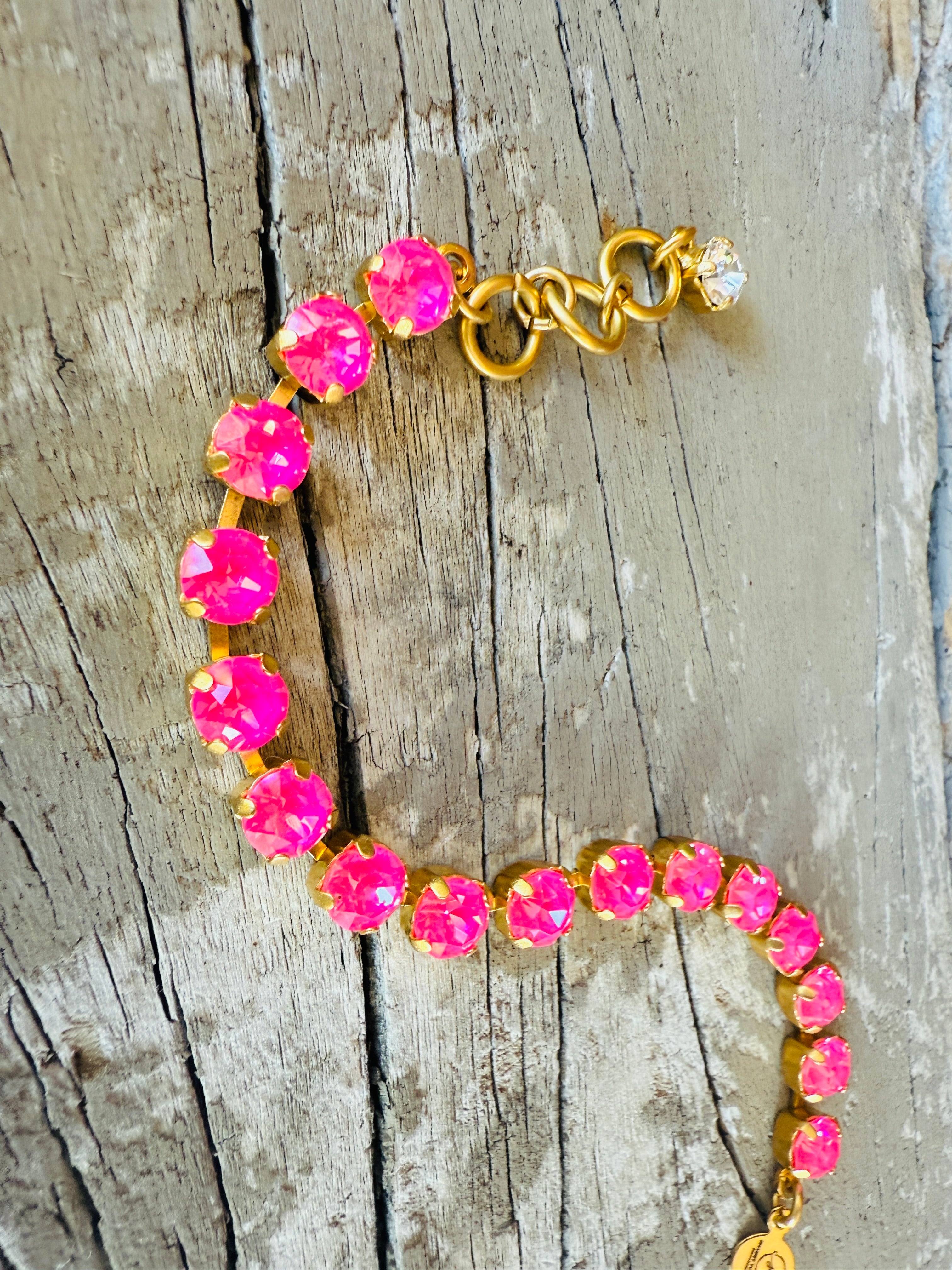 Evie Crystal Tennis Bracelet - Shabby To Chic Jewelry