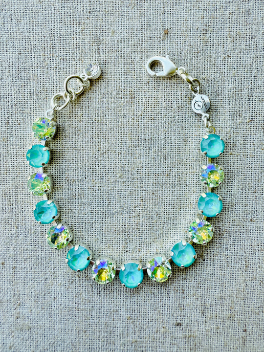Jamie Mint Crystal Tennis Bracelet