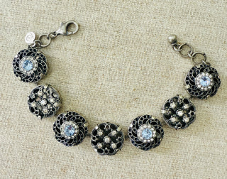 Emmaline Filigree Crystal Bracelet - Shabby To Chic Jewelry
