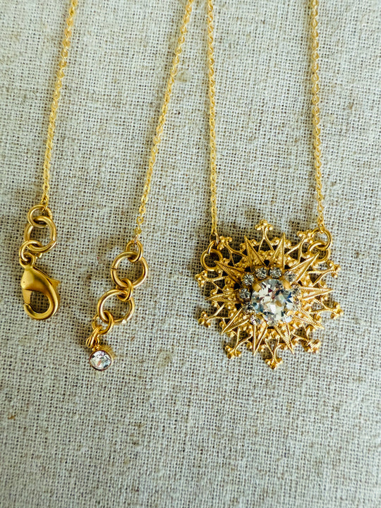 Hadley • Ornate Crystal Necklace