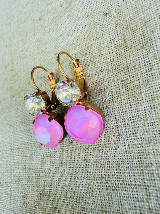 Veronica Dangle Crystal Earrings