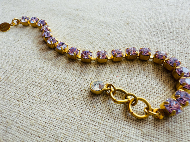 Summer Crystal Tennis Bracelet