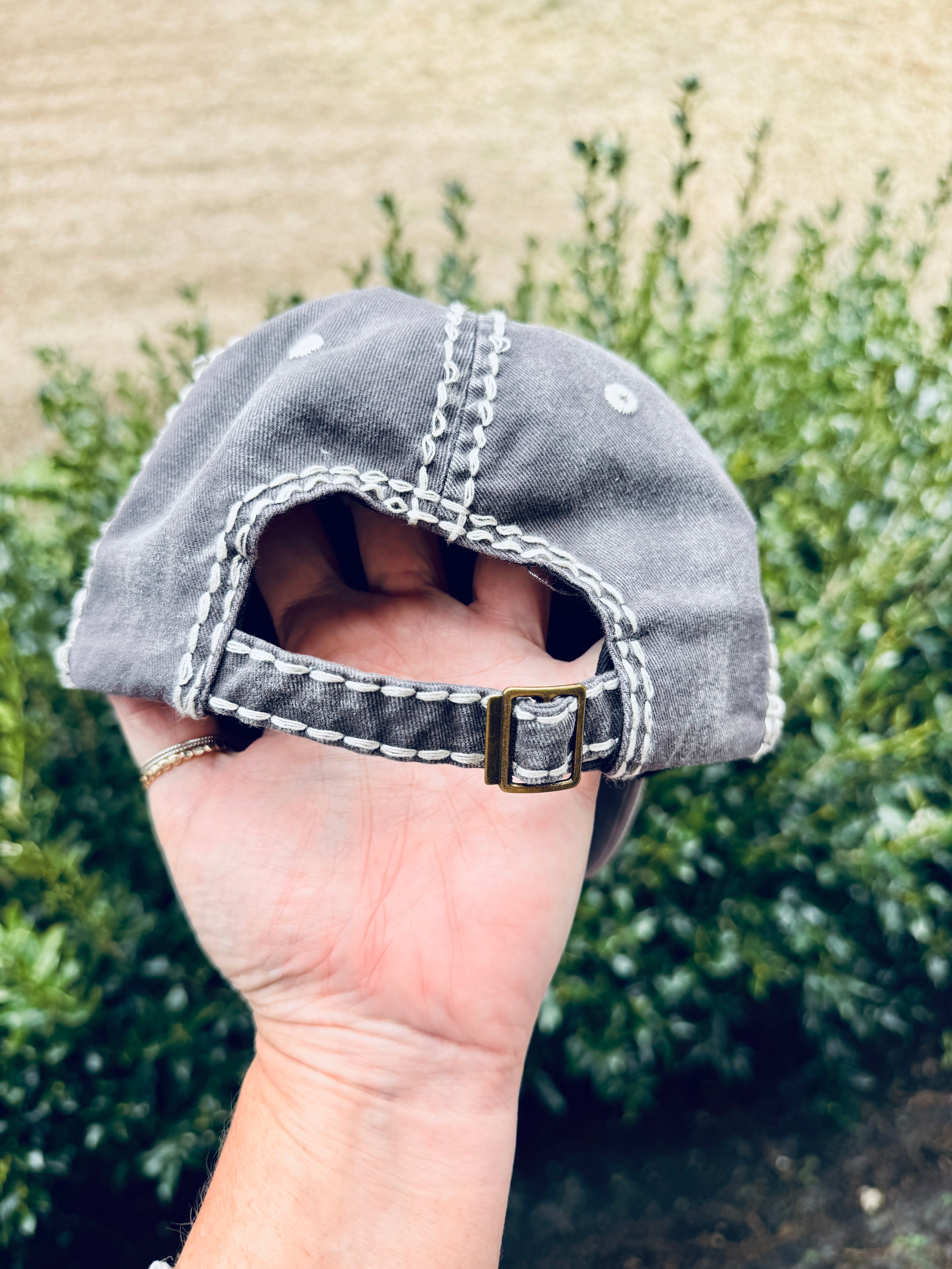 Kaci Crystal Bling Baseball Fashion Cap - Shabby To Chic Jewelry