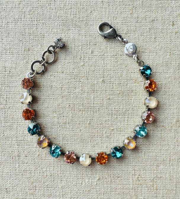 Autumn Horizon • Crystal Tennis Bracelet