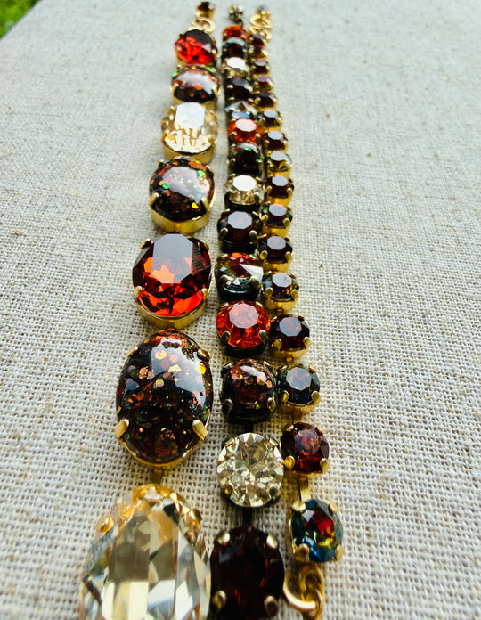 Ember • Crystal Tennis Bracelet Set