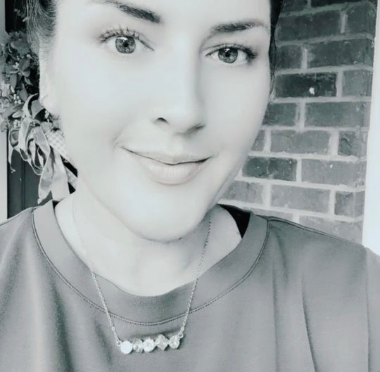 Ayla • Multi-Shaped Crystal Bar •  Necklace
