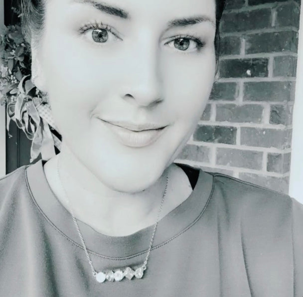 Ayla • Multi-Shaped Crystal Bar •  Necklace