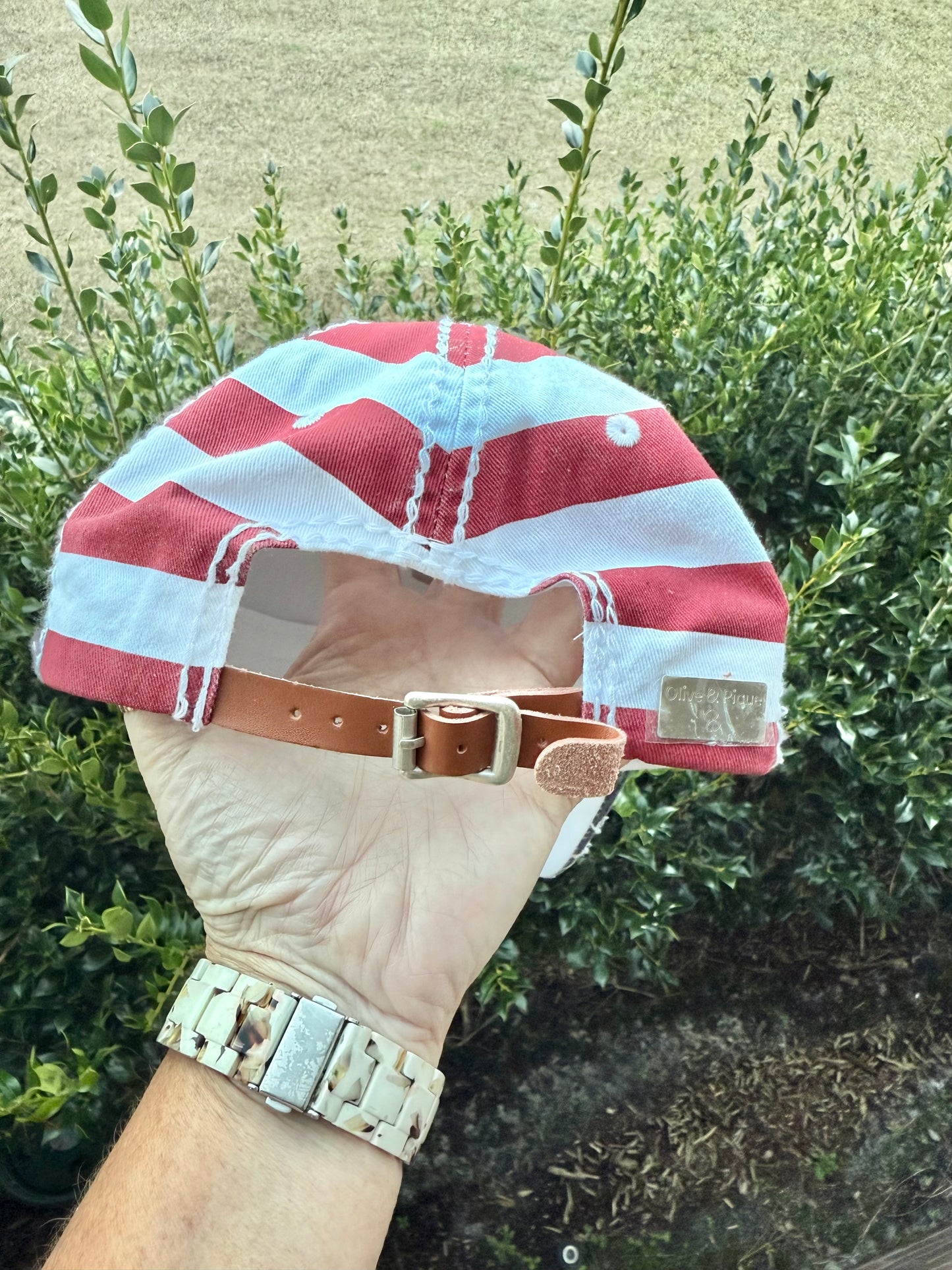 Renee Patriotic Crystal Embellished Baseball Hat - Shabby To Chic Jewelry