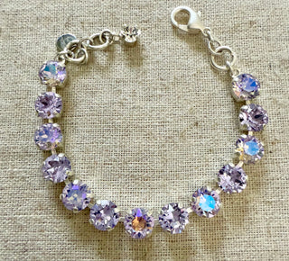 Nina Lilac Crystal Tennis Bracelet - Shabby To Chic Jewelry