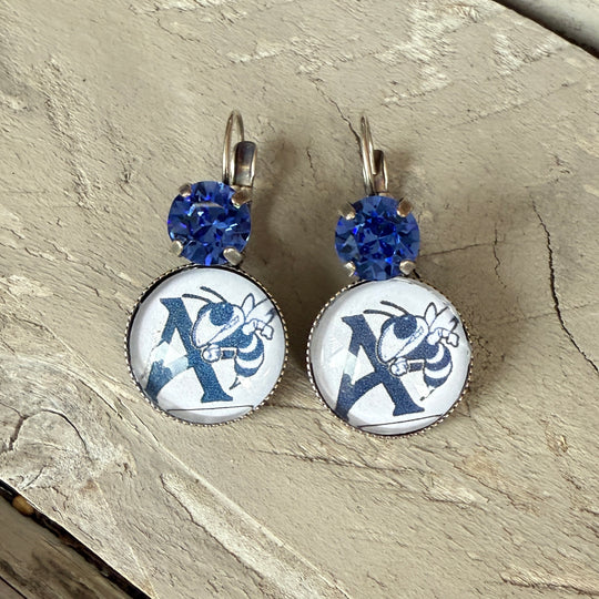 Aynor Bluejacket Earrings - Shabby To Chic Jewelry