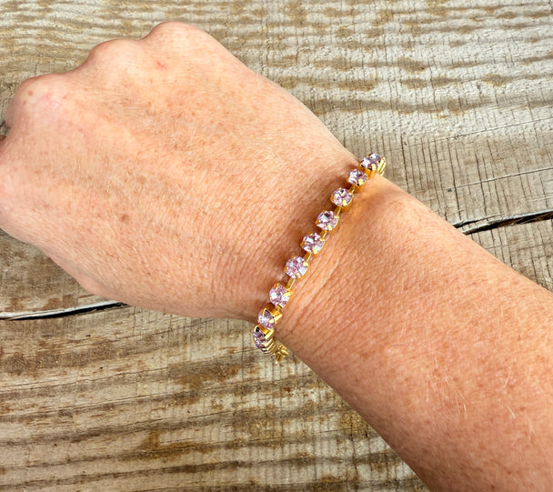 Summer Crystal Tennis Bracelet