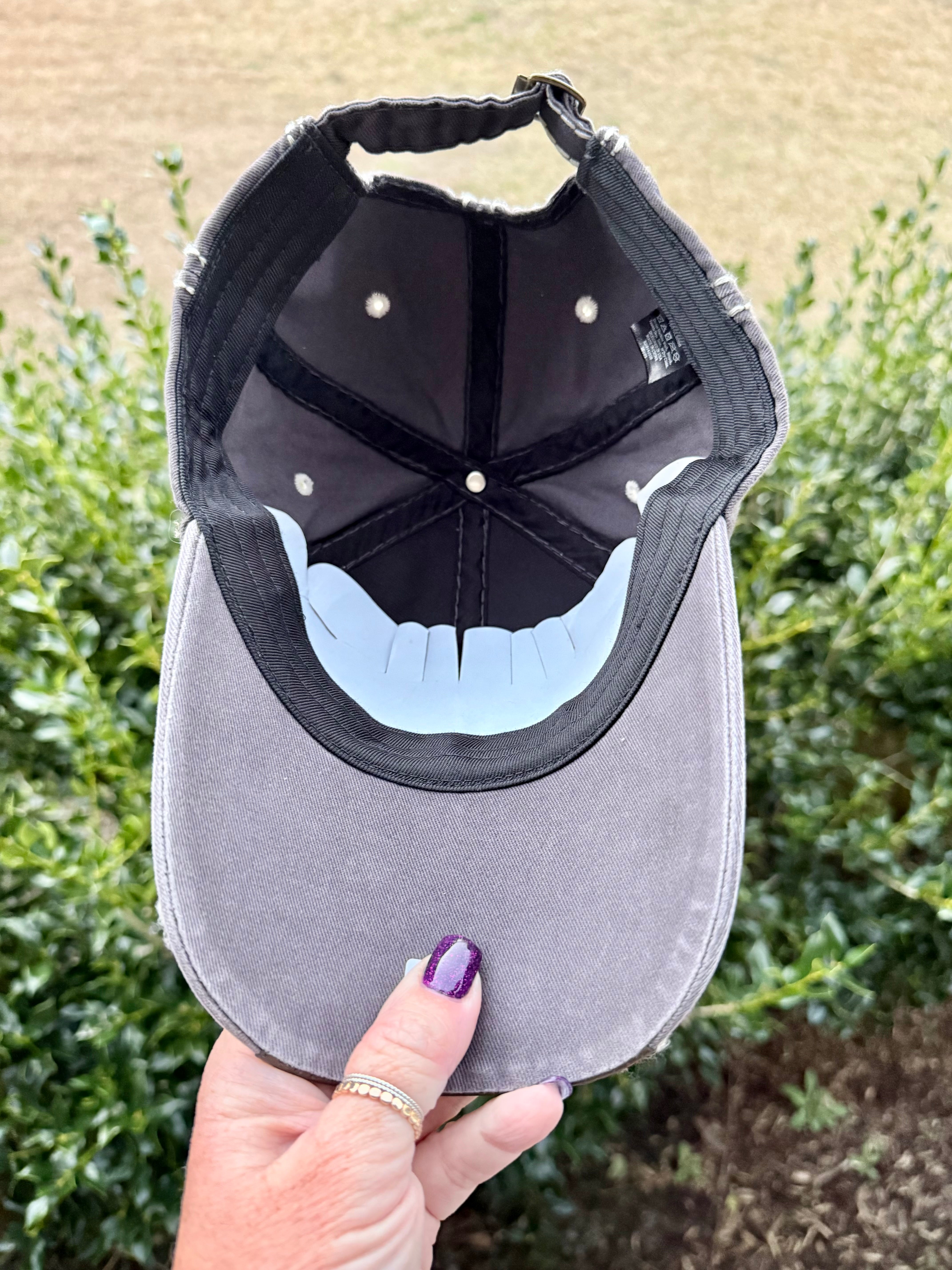 Jessie Crystal Embellished Fashion Baseball Hat - Shabby To Chic Jewelry