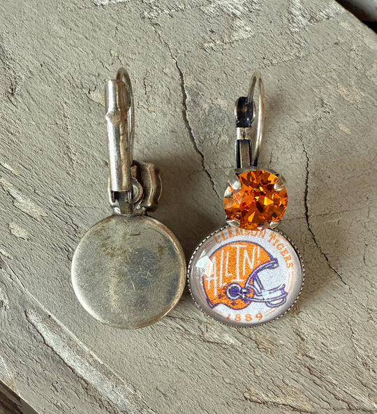 Clemson “All In” Earrings - Shabby To Chic Jewelry