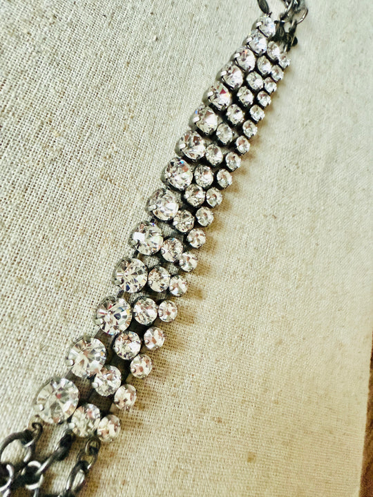 Raven • Crystal Tennis Bracelet