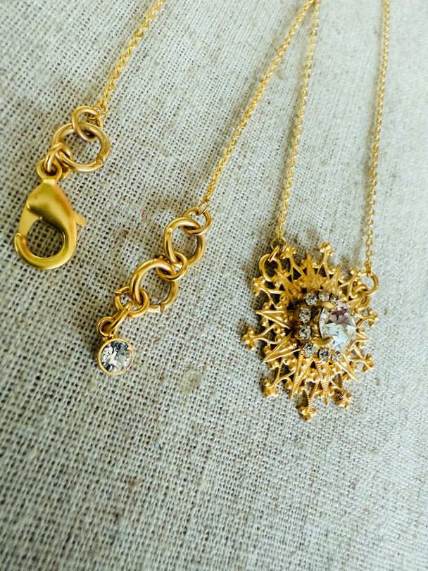 Hadley • Ornate Crystal Necklace