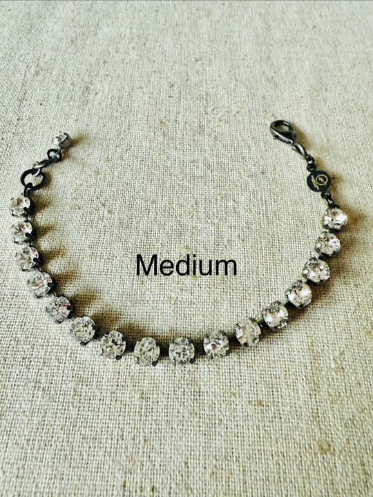 Raven • Crystal Tennis Bracelet
