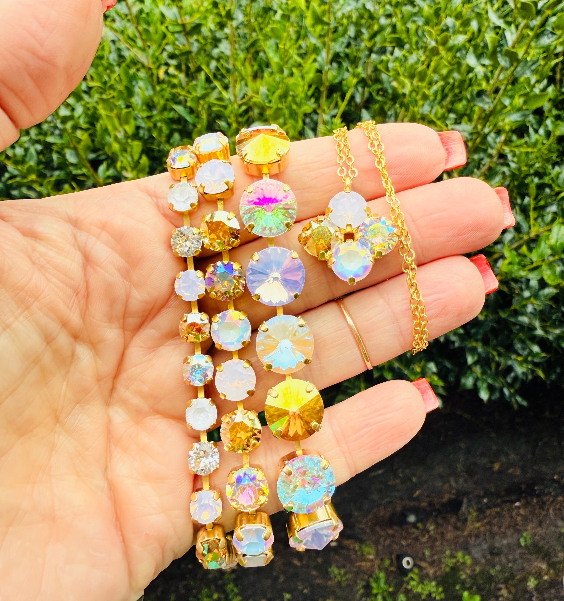 Carmen Australian Crystal Tennis Bracelet - Shabby To Chic Jewelry