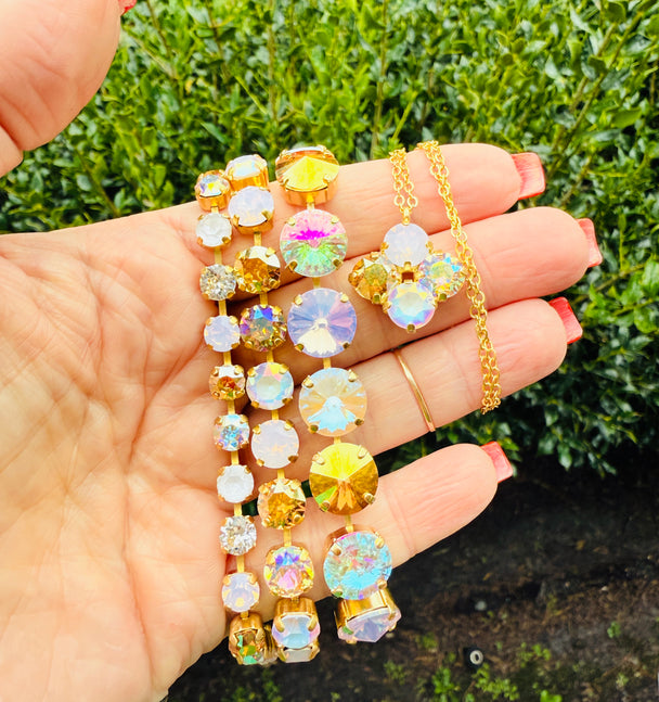 Carmen Australian Crystal Tennis Bracelet - Shabby To Chic Jewelry