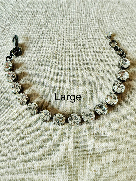 Raven • Crystal Tennis Bracelet