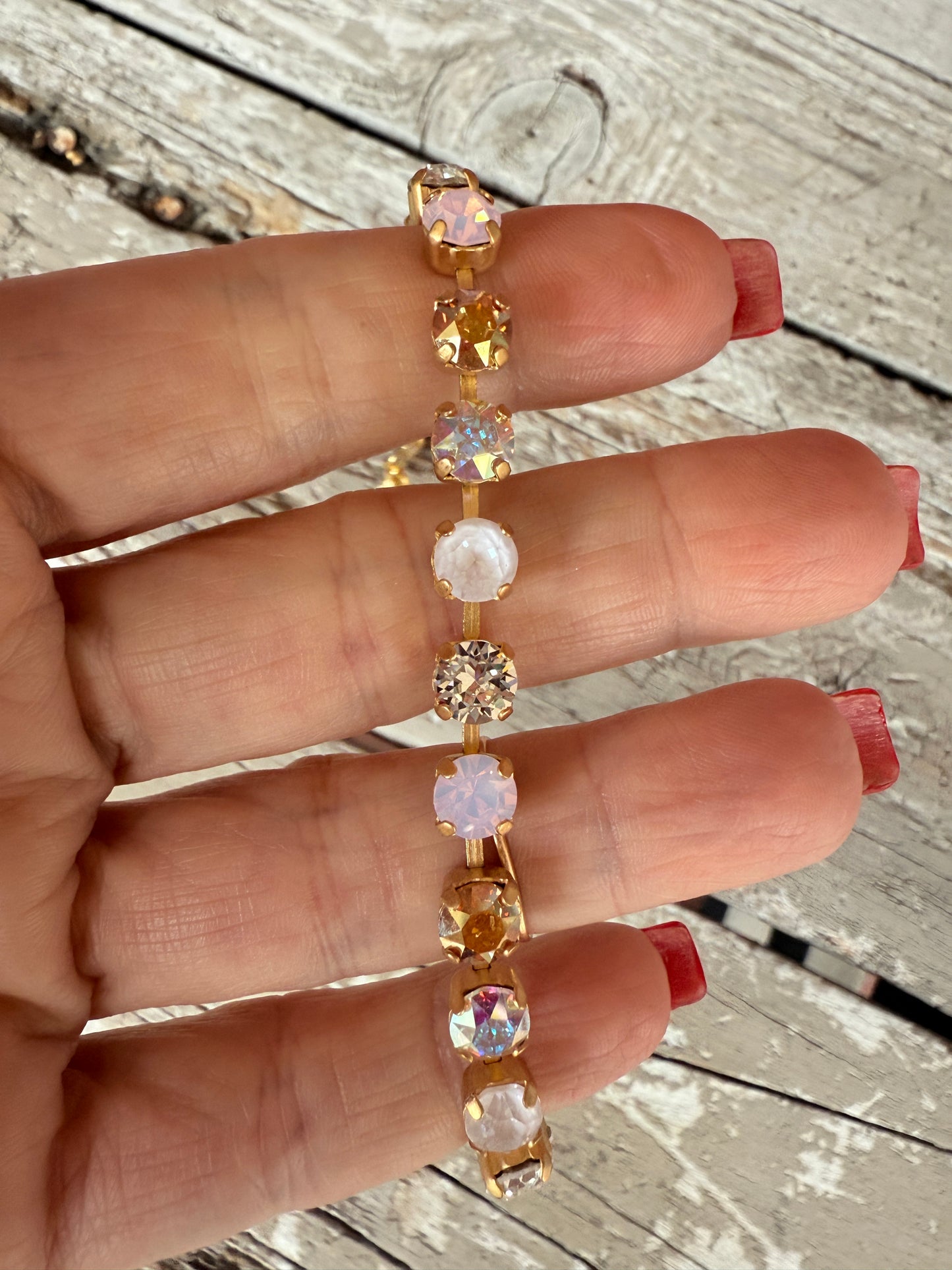 Carmen Australian Crystal Tennis Bracelet - Shabby To Chic Jewelry