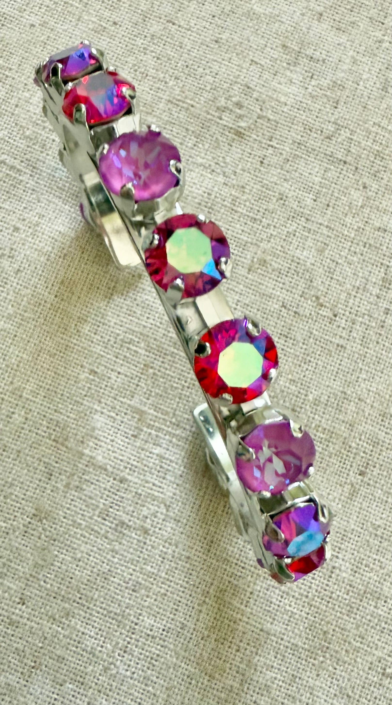 Kimber Cuff Crystal Bracelet - Shabby To Chic Jewelry