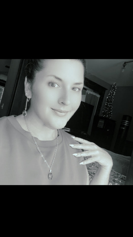 Orchid Shadow • Bracelet Necklace and Earrings Set