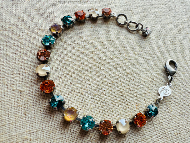 Autumn Horizon • Crystal Tennis Bracelet
