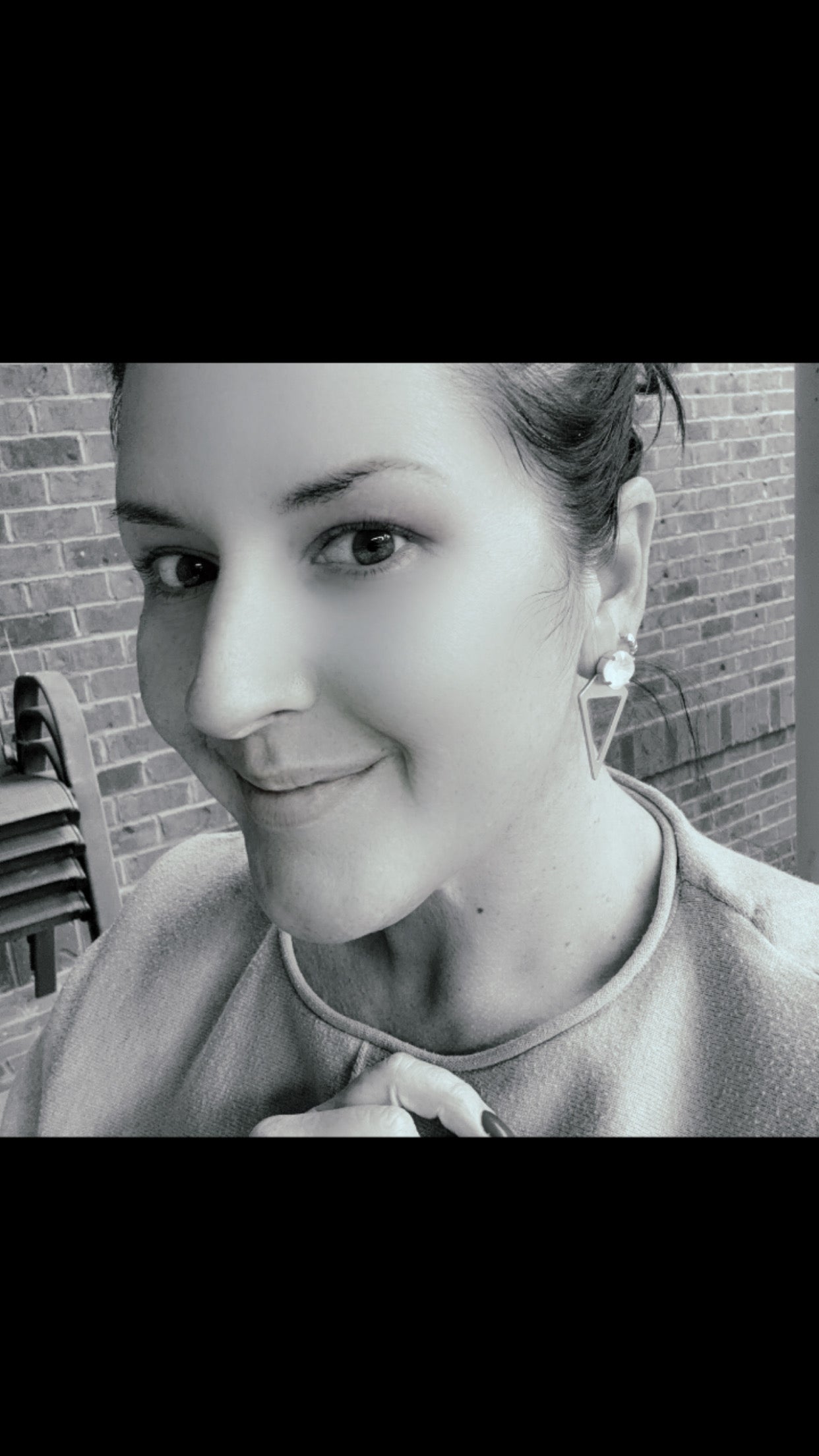 Kayla Gold Pyramid Geometric Crystal Stud Earrings - Shabby To Chic Jewelry