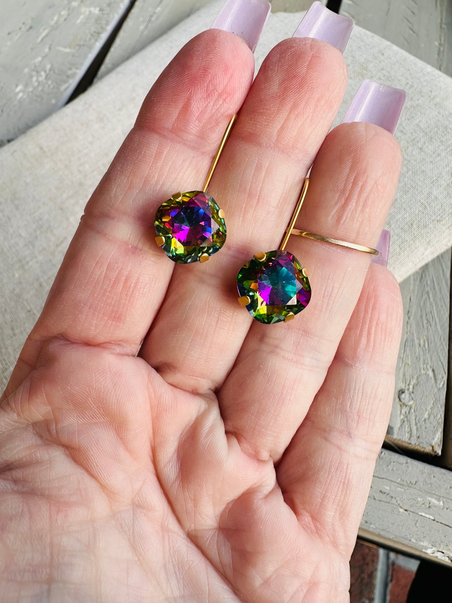 Harper Crystal Dangle Earrings