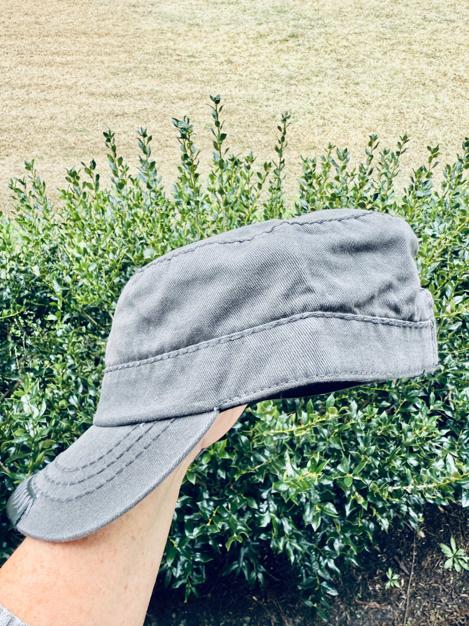 Leyna Crystal Bling Cadet Fashion Cap - Shabby To Chic Jewelry