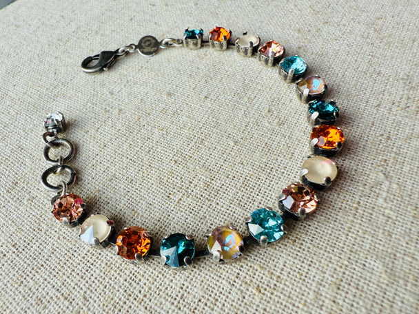 Autumn Horizon • Crystal Tennis Bracelet