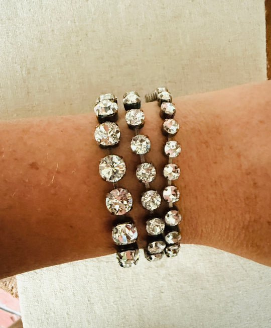 Raven • Crystal Tennis Bracelet