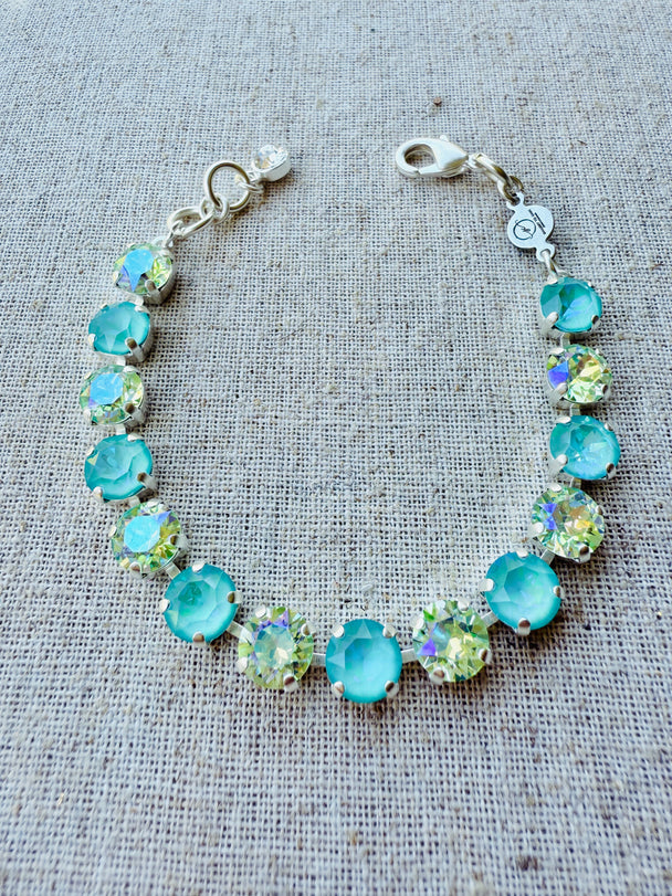Jamie Mint Crystal Tennis Bracelet