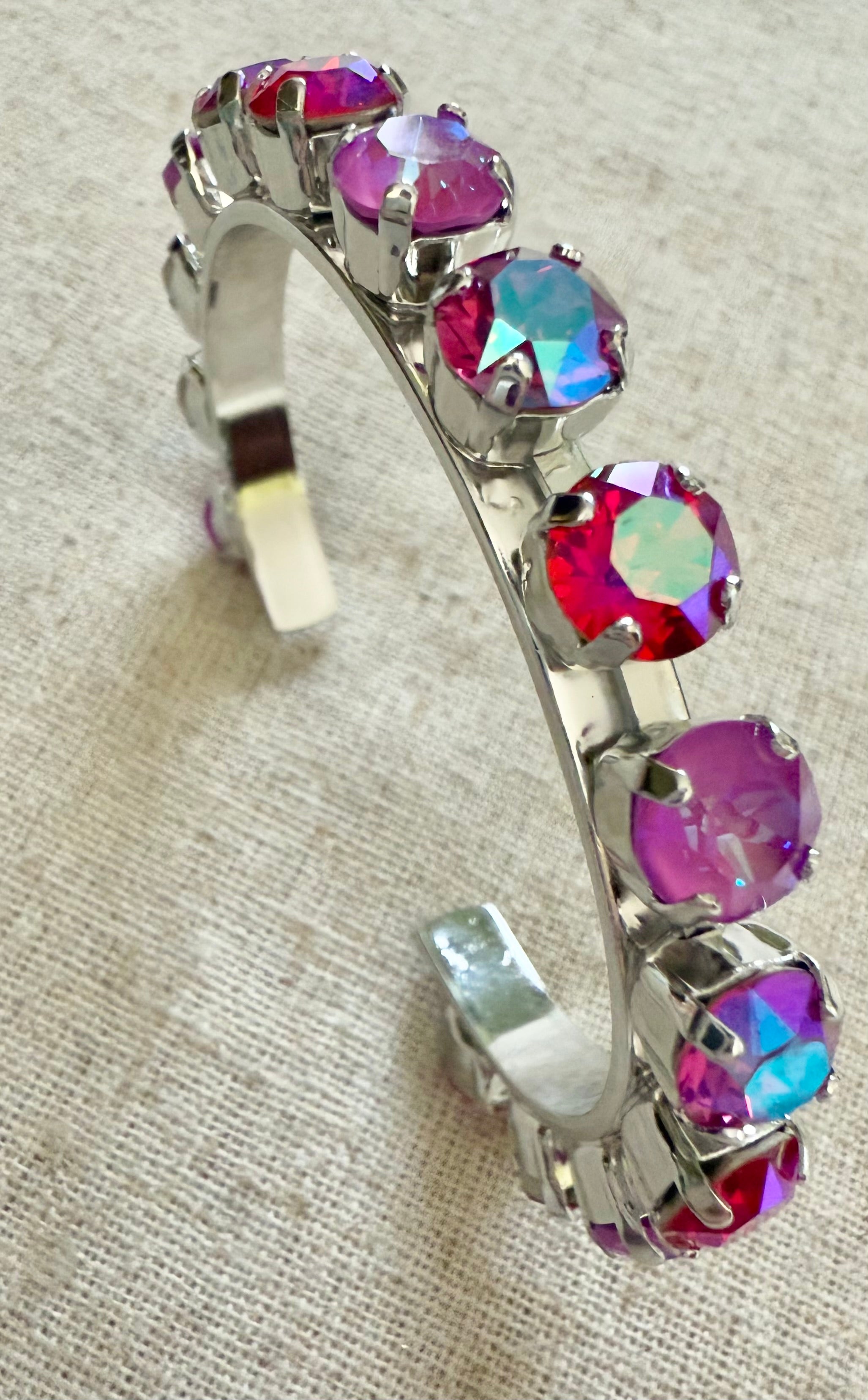 Kimber Cuff Crystal Bracelet - Shabby To Chic Jewelry