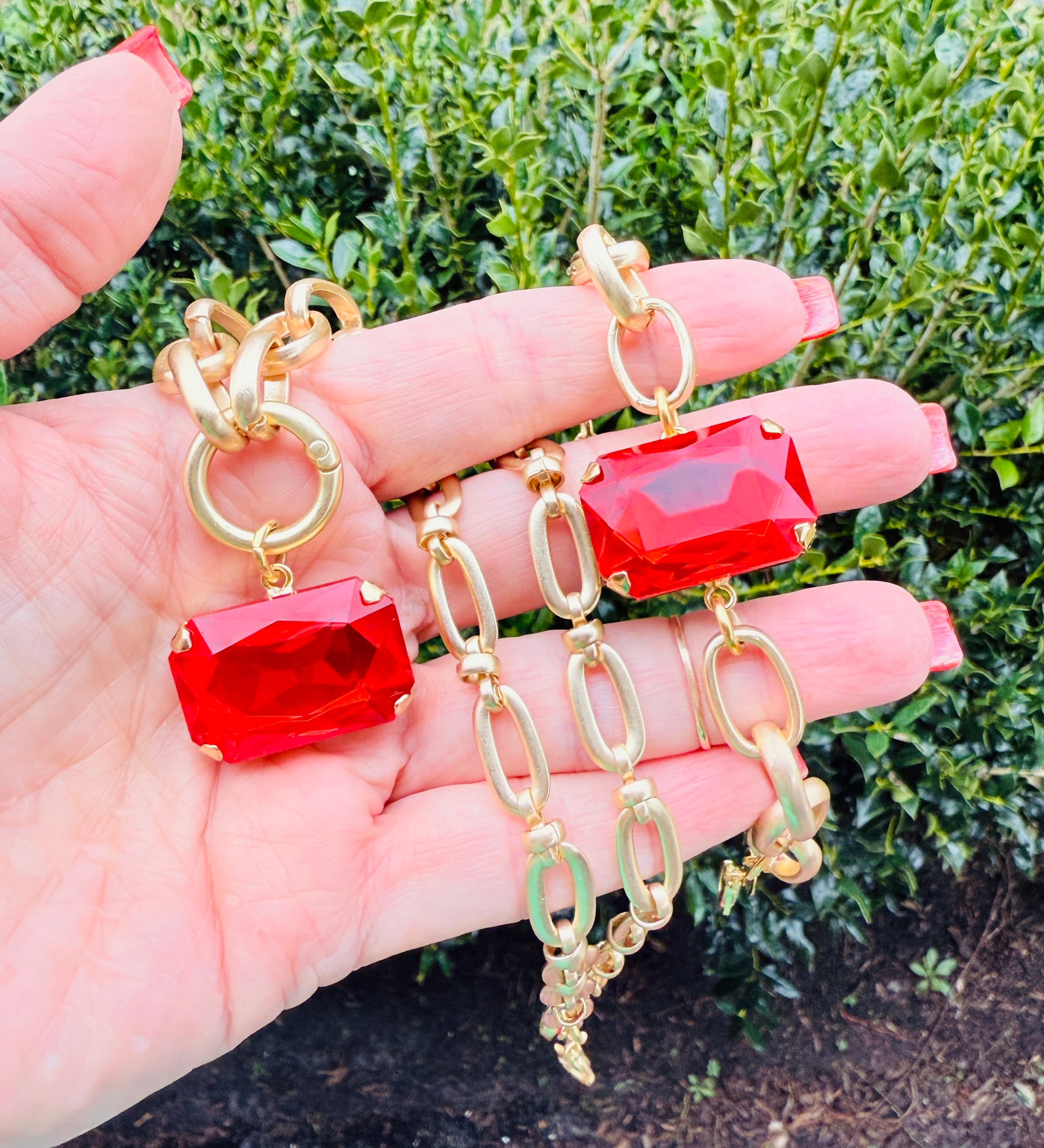 Scarlett Necklace and Bracelet - Shabby To Chic Jewelry