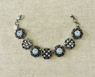Emmaline Filigree Crystal Bracelet - Shabby To Chic Jewelry