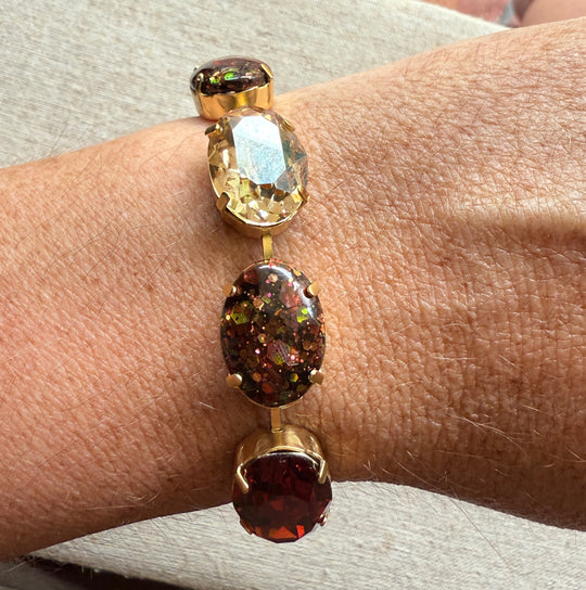 Ember • Crystal Tennis Bracelet Set