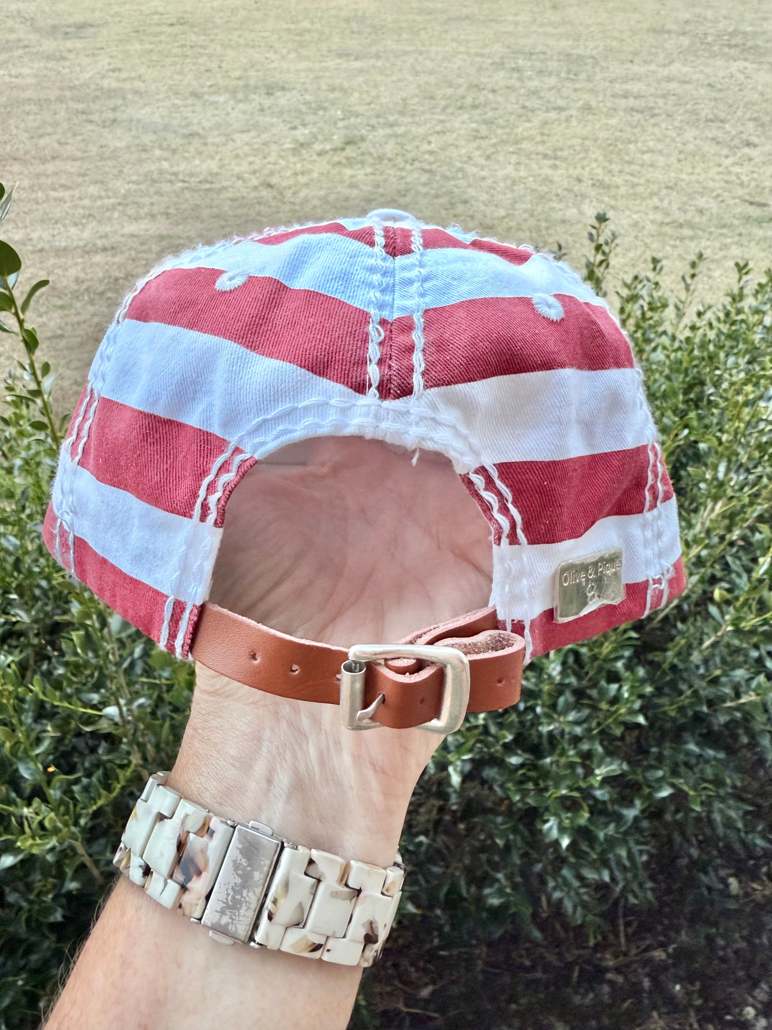 Logan Patriotic Crystal Embellished Baseball Hat - Shabby To Chic Jewelry