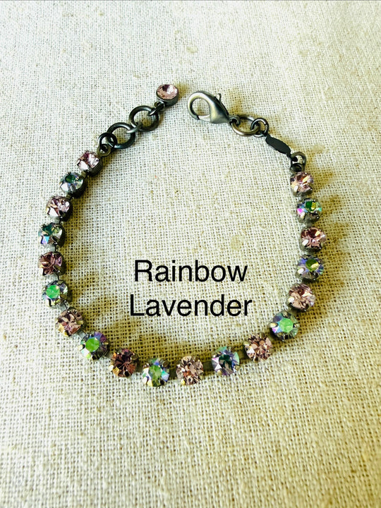 Mulberry Crystal Bracelet Stack