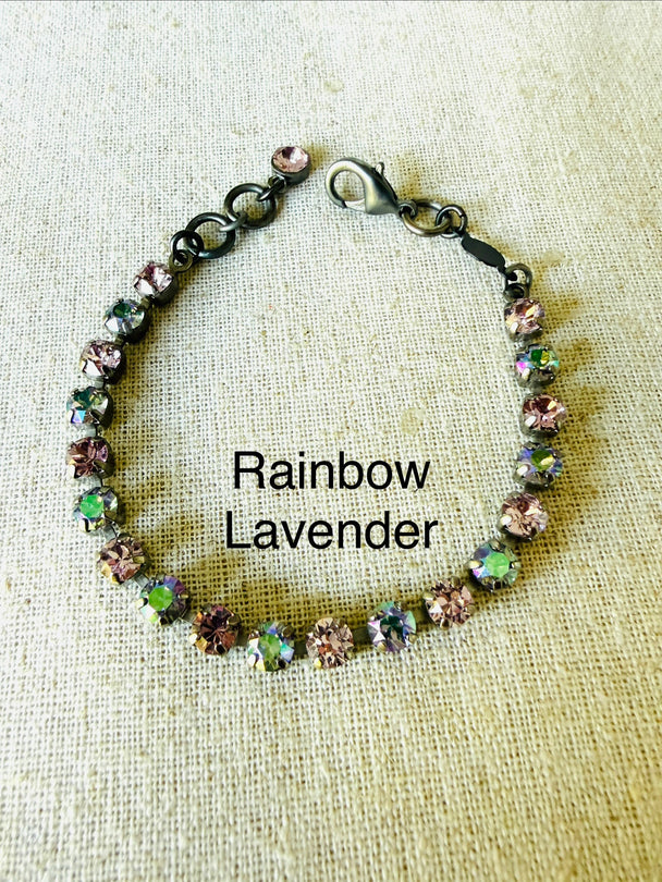 Mulberry Crystal Bracelet Stack