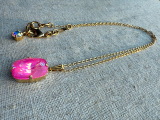 Valerie Crystal Pendant Necklace - Shabby To Chic Jewelry