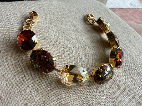 Ember • Crystal Tennis Bracelet Set