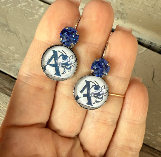 Aynor Bluejacket Earrings - Shabby To Chic Jewelry