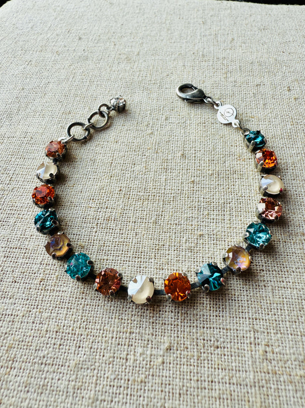 Autumn Horizon • Crystal Tennis Bracelet