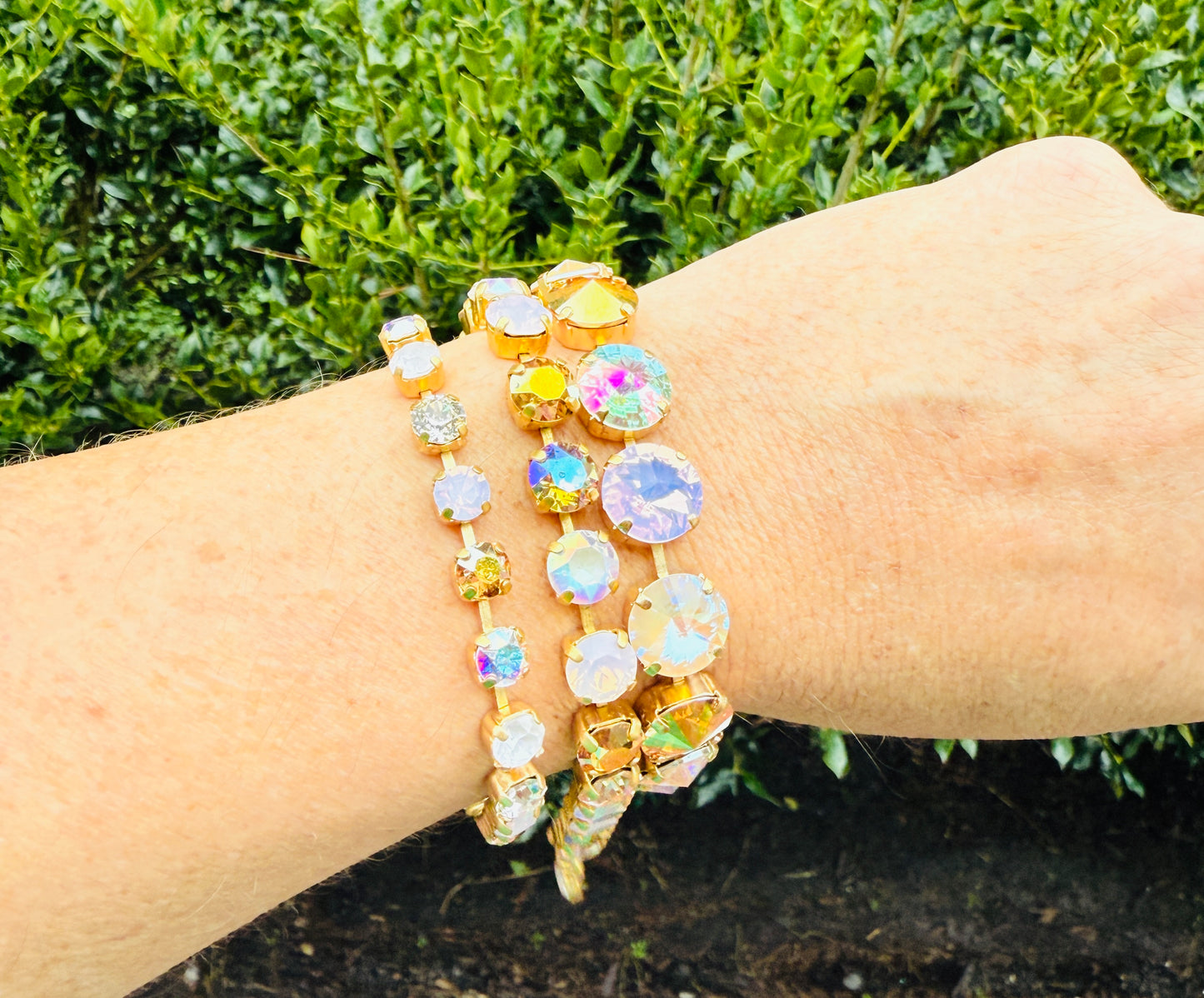 Carmen Australian Crystal Tennis Bracelet - Shabby To Chic Jewelry